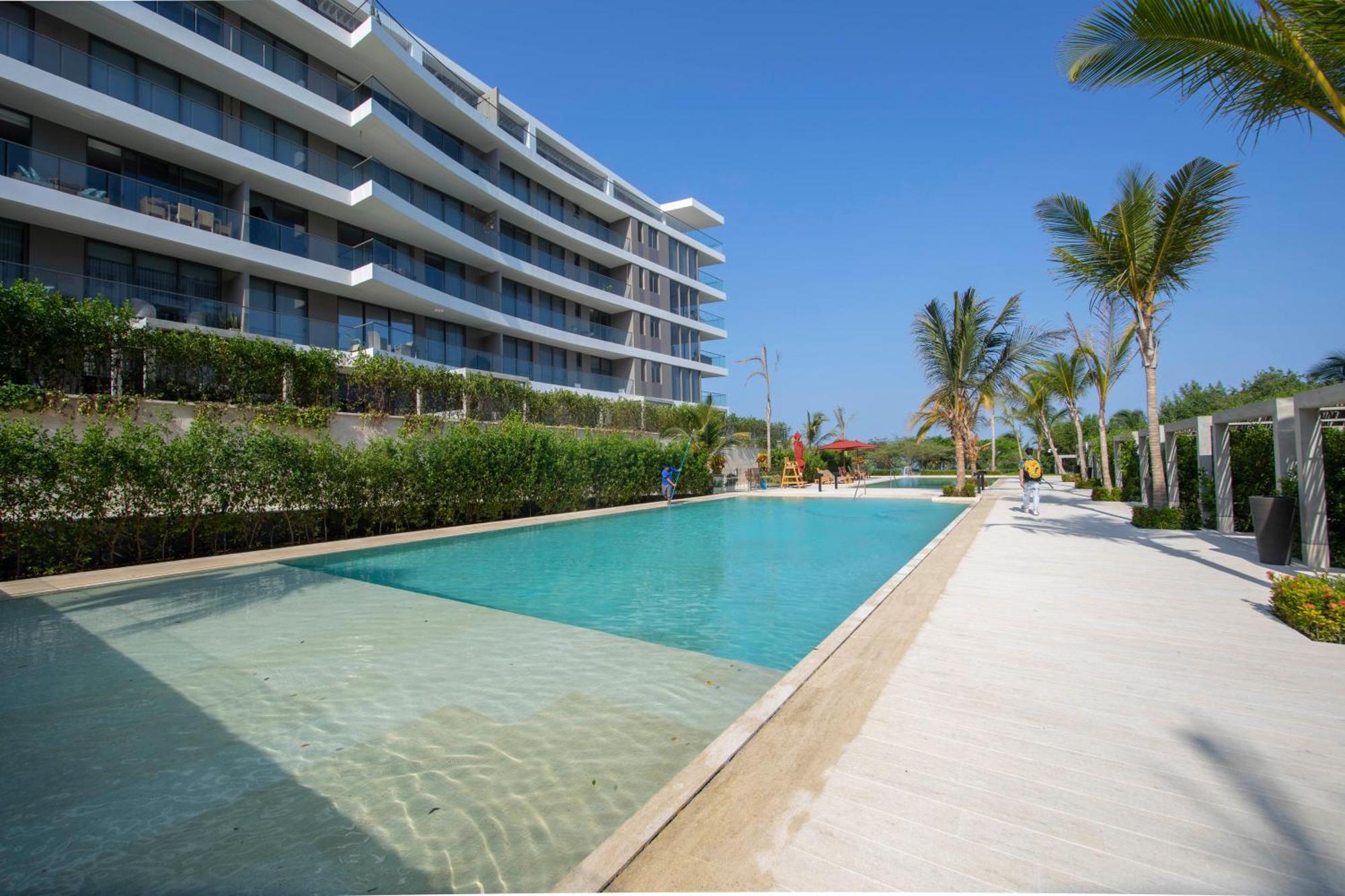Exclusivo Resort Frente Al Mar, Playa Privada, Piscinas Cartagena 외부 사진